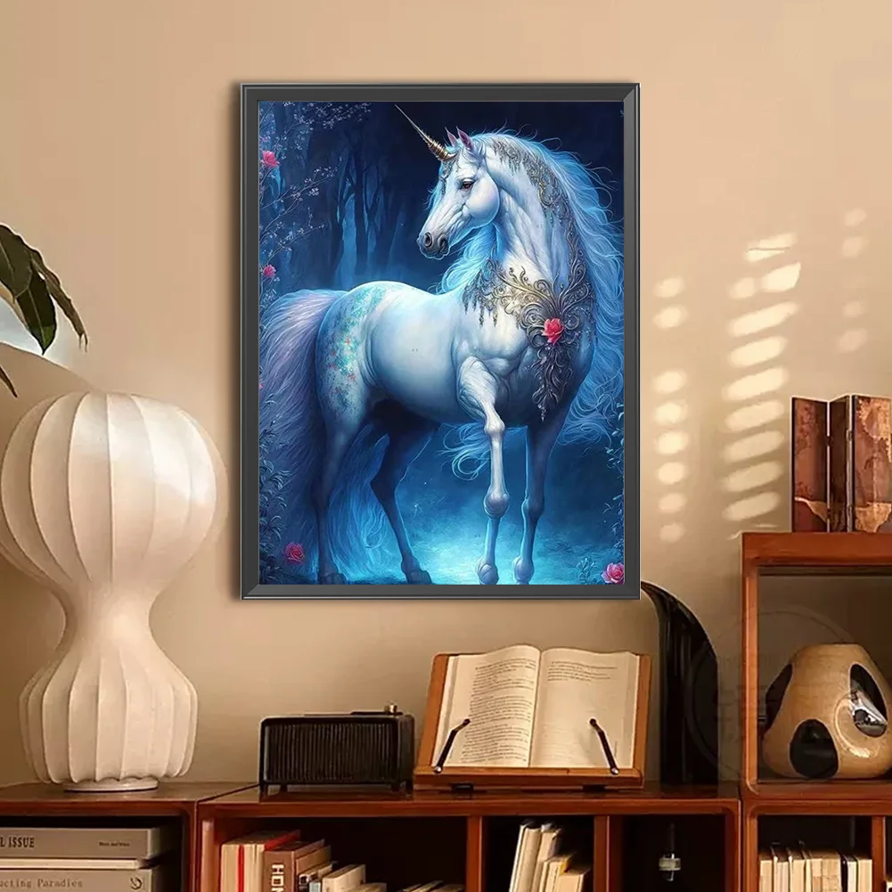 Diamond Painting - Full Round Drill - Unicorn(Canvas|30*40cm)