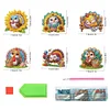 6pcs Soft Magnetic DIY Diamond Painting Fridge Magnet Kit for Beginners Gifts