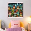 Colored Houses-14CT Stamped Cross Stitch 40*40cm/15.75*15.75in tapestrymarket