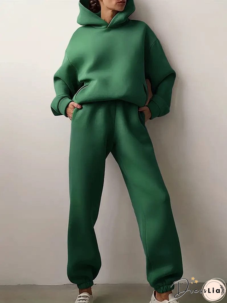 Hooded Sweatshirt and Jogger Pants Set