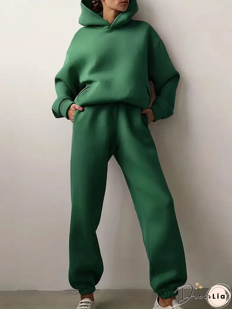 Hooded Sweatshirt and Jogger Pants Set