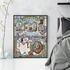 Four Seasons Winter-14CT Stamped Cross Stitch 40*51cm/15.75*20.08in