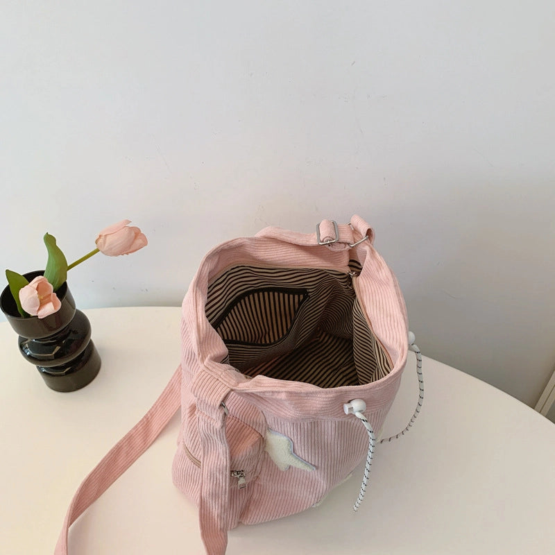 New Cute Five-pointed Star Bag Women’s Large Capacity Student Class Shoulder Bag Casual Sweet Crossbody Bag