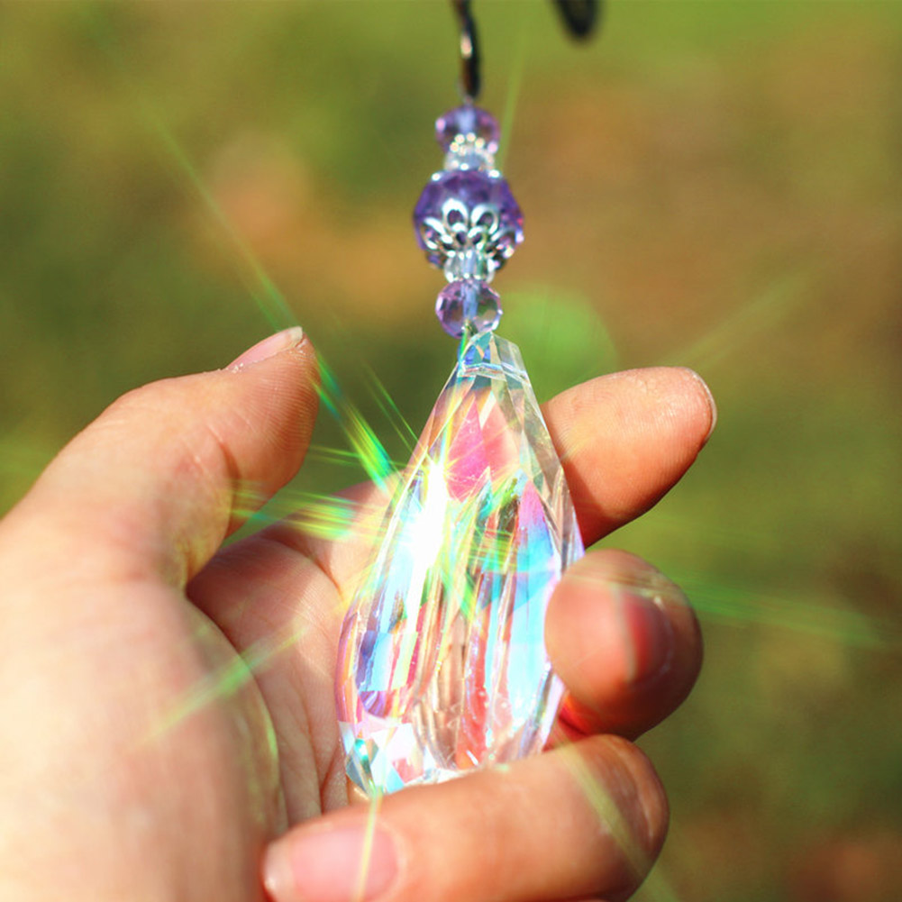 

Color Painting Dragonfly Butterfly Bird Crystal Pendant Garden Hanging Drop, 501 Original
