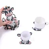 10 STÜCKE Kuh Untersetzer - 5d DIY Handwerk DIY Modeaccessoires