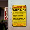 Warning Area 51 Warning - Vintage Metal Signs(12*16Inch) - Warning