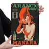 Arancio Manara - Panneaux en &eacute;tain m&eacute;tallique(20*30cm/30*40cm)