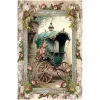 (Big Size) Flowers And Carriage - 11CT Counted Cross Stitch 40*60cm/15.75*23.62in