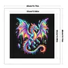 Crystal Dragon Colorful Neon Animals -14CT Stamped/Counted Cross Stitch 30*30cm tapestrymarket