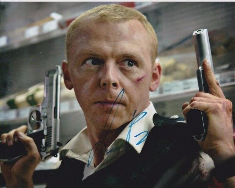 SIMON PEGG signed autographed HOT FUZZ NICHOLAS ANGEL Photo Poster painting