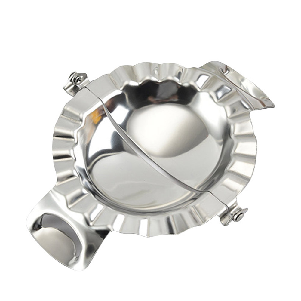 

Manual Dumpling Artifact Stainless Steel Dumpling Mold Kitchen Gadget (L), 501 Original