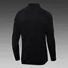 Joyfball 2025/2026 Lyon Half-Pull Training Suit Black Football Shirt 1:1 Thai Quality