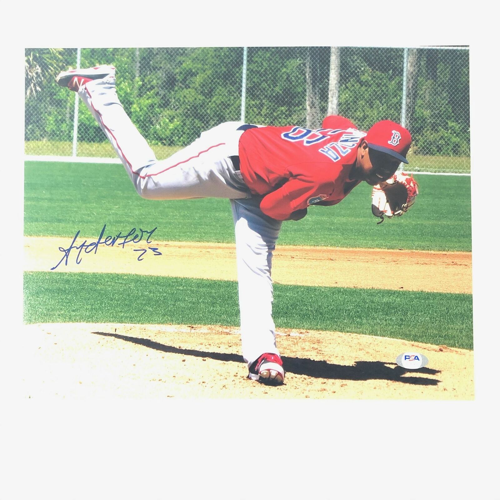 Anderson Espinoza signed 11x14 Photo Poster painting PSA/DNA Red Sox autographed