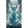 Pokemon Eevee - runder Bohrer Diamond Painting - 30*55cm