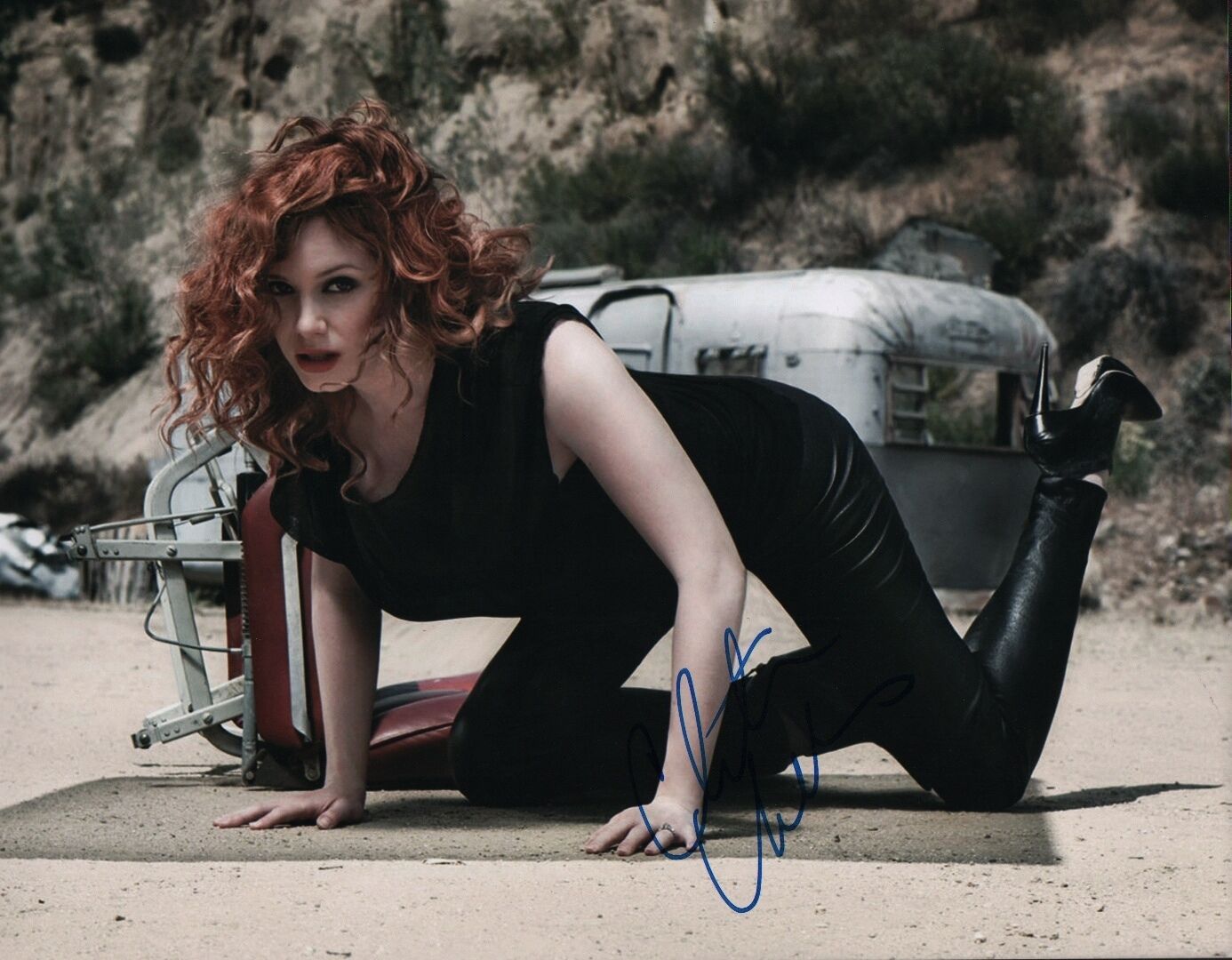 Christina Hendricks signed 11x14 Photo Poster painting