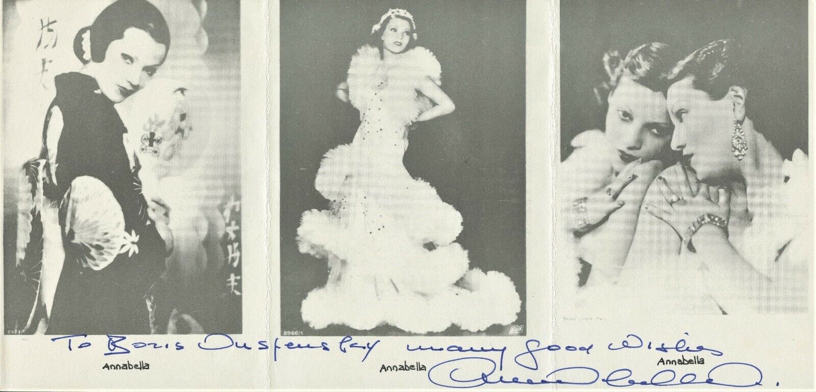 ANNABELLA Signed Photo Poster painting