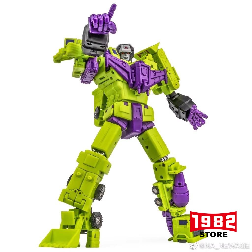 Newage NAH34 G1 Devastator Mini Transformers Toy Model Action Figure Collection Classic Autobot Collectible for Fans Adults Kids Detailed Replica Ideal Gift