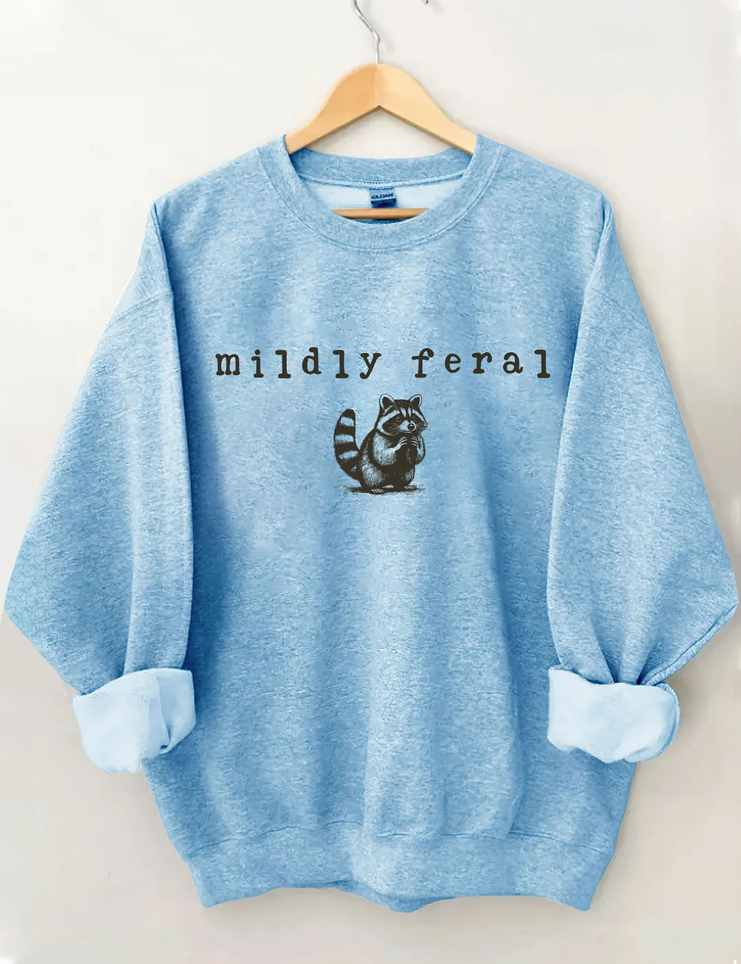 Mildly Feral Raccoon Sweatshirt