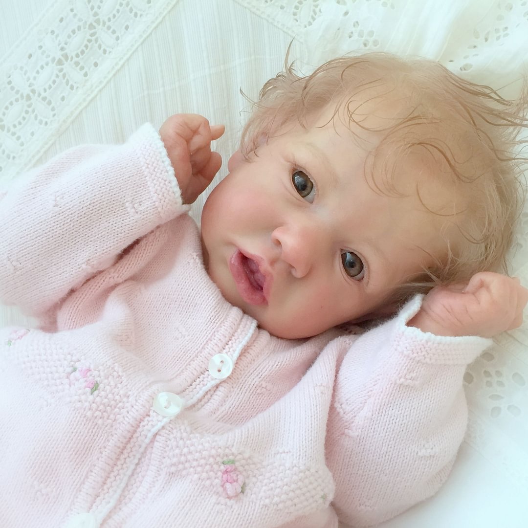 Saskia 12'' Adorable Robin Touch Real Reborn Baby Doll Girl 2023, Silicone Lifelike Babies -Creativegiftss® - [product_tag] Creativegiftss®