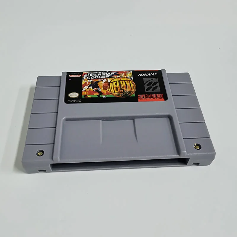 International Superstar Soccer Deluxe SNES For Super Nintendo Entertainment System - 16 Bit US Version Game Cartridge