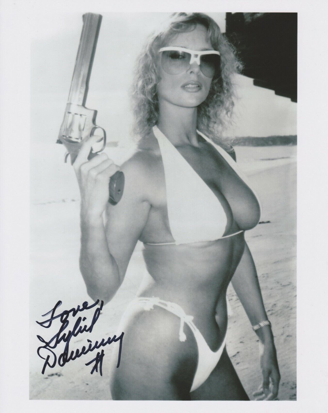 Sybil Danning Signed 8x10 Photo Poster painting - 1970's / 1980's B Movie Actress - SEXY!!! #24