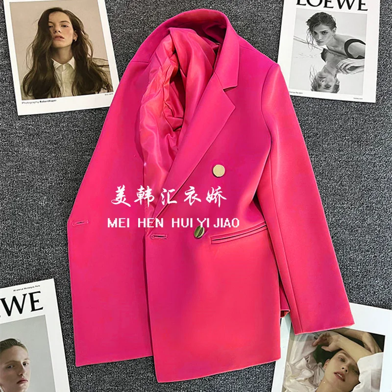 Athvotar Athvotar Fried Street Small Suit Jacket Female 2024 Spring And Autumn New Korean Version Web Celebrity Temperament Small Casual Female