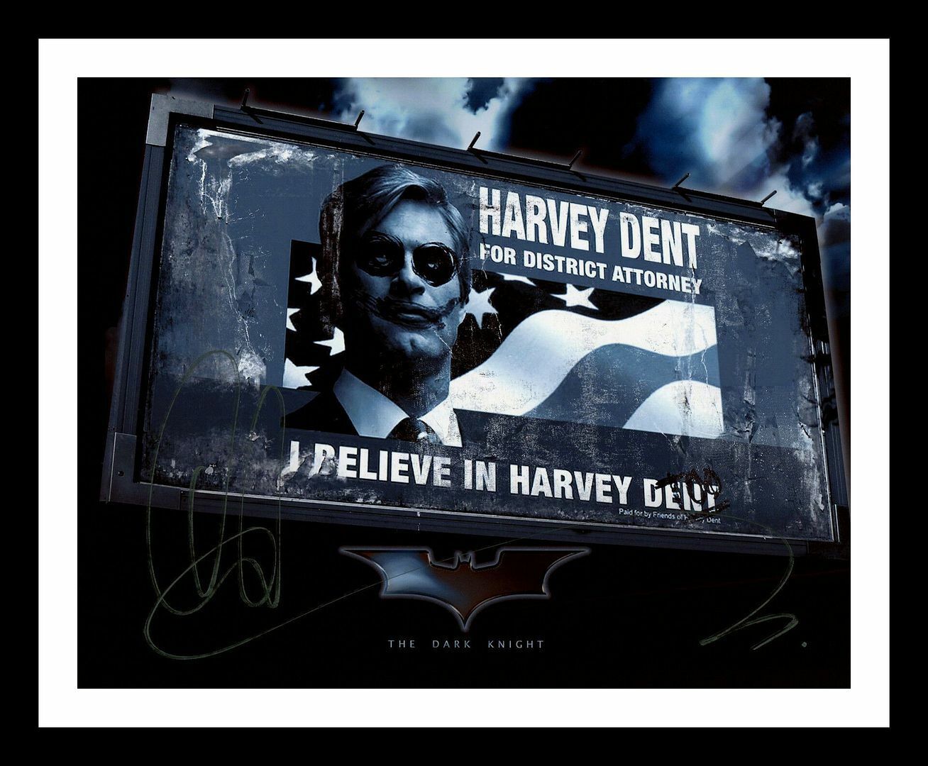 Aaron Eckhart - The Dark Knight Rises Autographed Signed & Framed Photo Poster painting 2