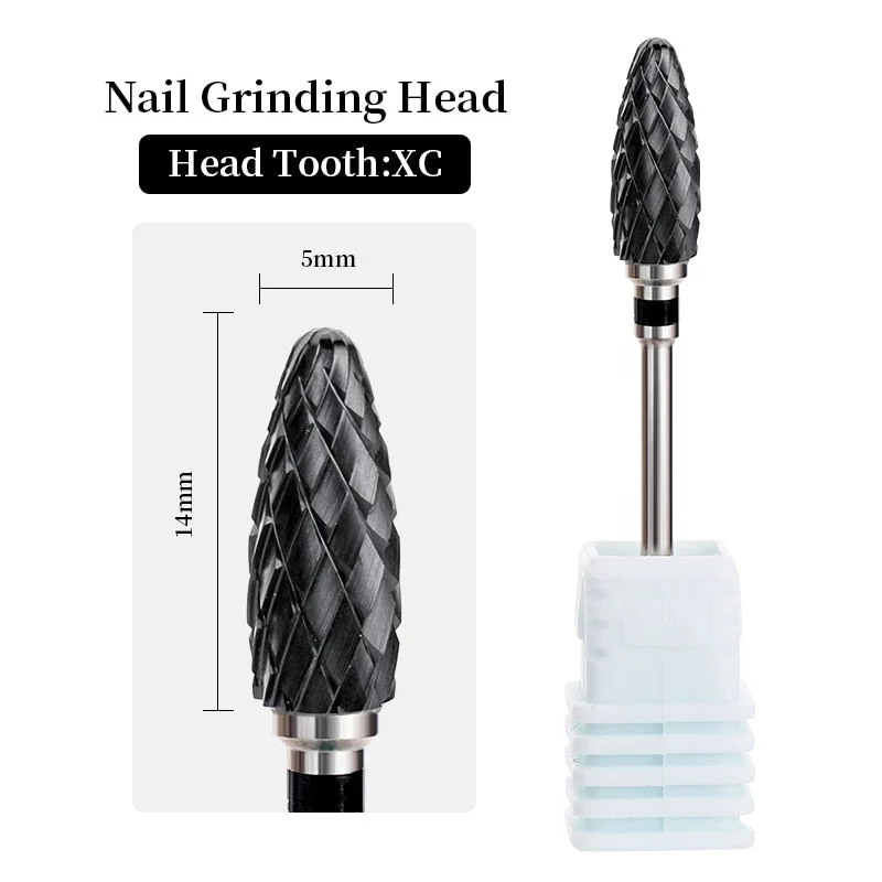 1Pcs Carbide Tungsten Nail Drill Bit Manicure Drill For Milling Cutter Electric Machine Nail Files Buffer Nail Art Equipment-Nail Inspo