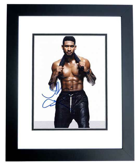 Usher Signed - Autographed R&B Singer Concert 8x10 Photo Poster painting FRAMED - Usher Raymond