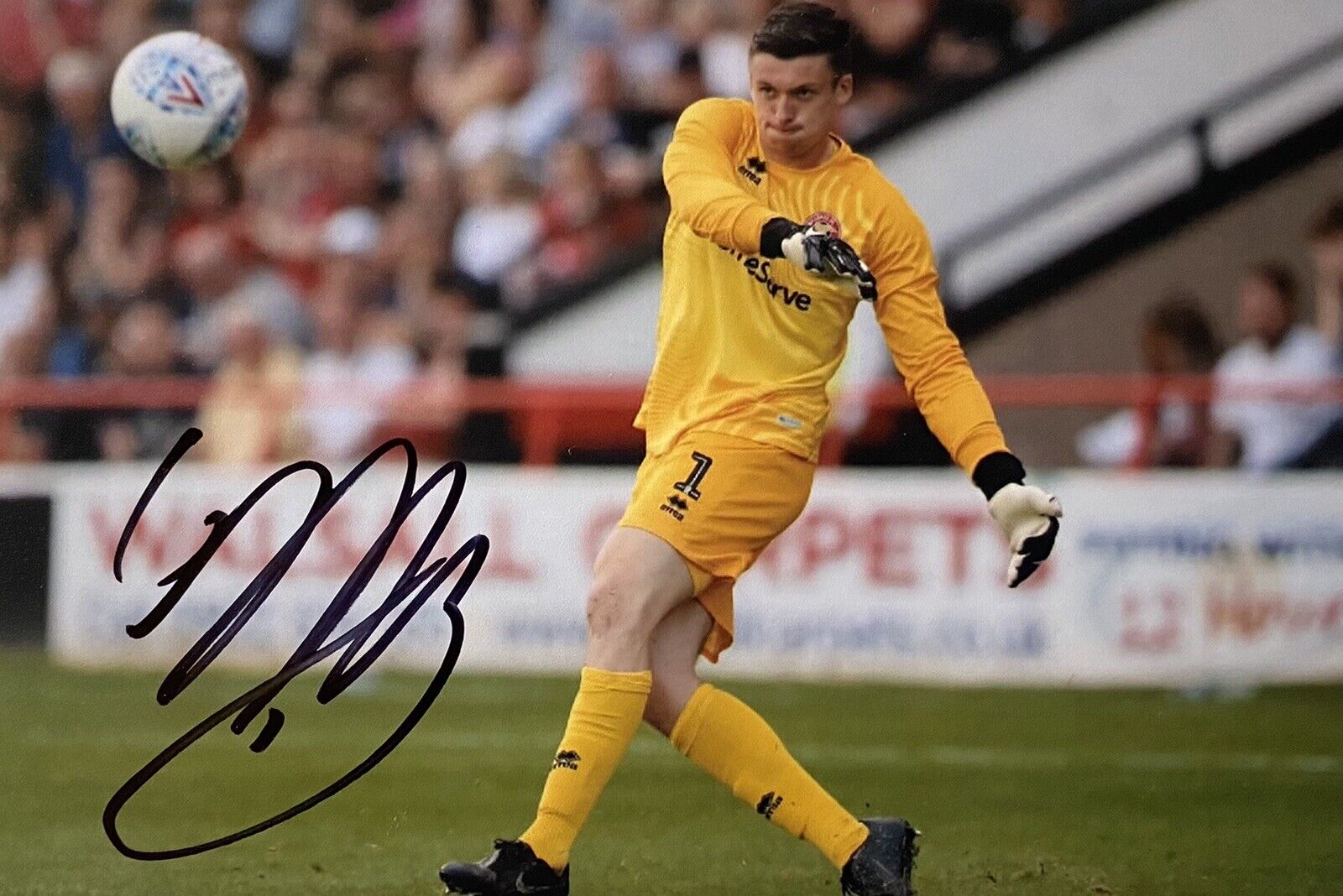 Liam Roberts Genuine Hand Signed Walsall 6X4 Photo Poster painting 4