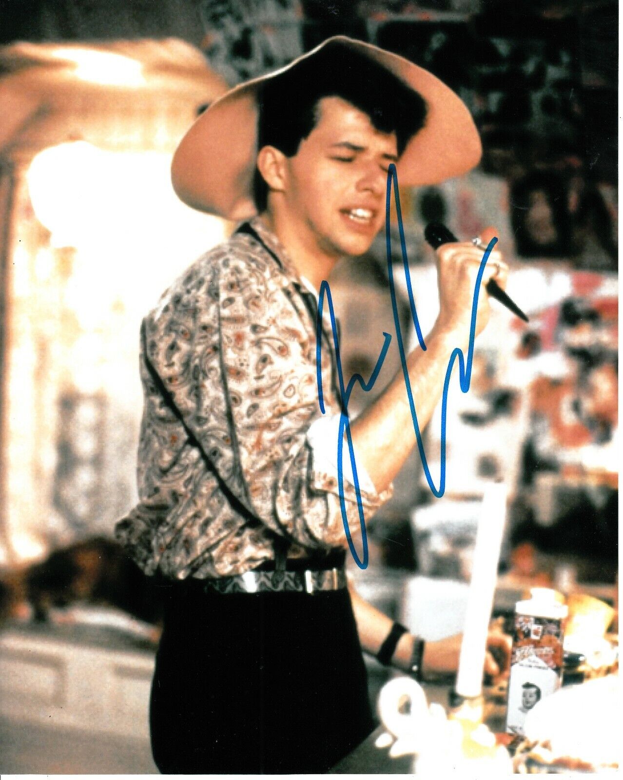 JON CRYER SIGNED PRETTY IN PINK Photo Poster painting UACC REG 242 (4)