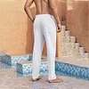 Gioiacombo&trade; Pantaloni da uomo in lino traspirante