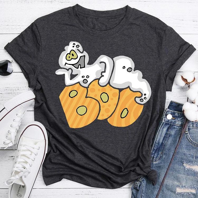 Halloween "Boo" T-shirt Tee -06739