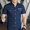 💥70% OFF Ends Tonight! | Men's Cotton Washed Workwear Casual Short-sleeved Shirt | Cotton Washed Fabric | Breathable | Skin-Friendly | Abrasion-Resistant | Multi-Utility Pockets | Wrinkle-Resistant | Daily & Casual Ready | Reinforced Stitching