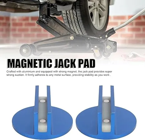 Magnetic adapter for floor jack