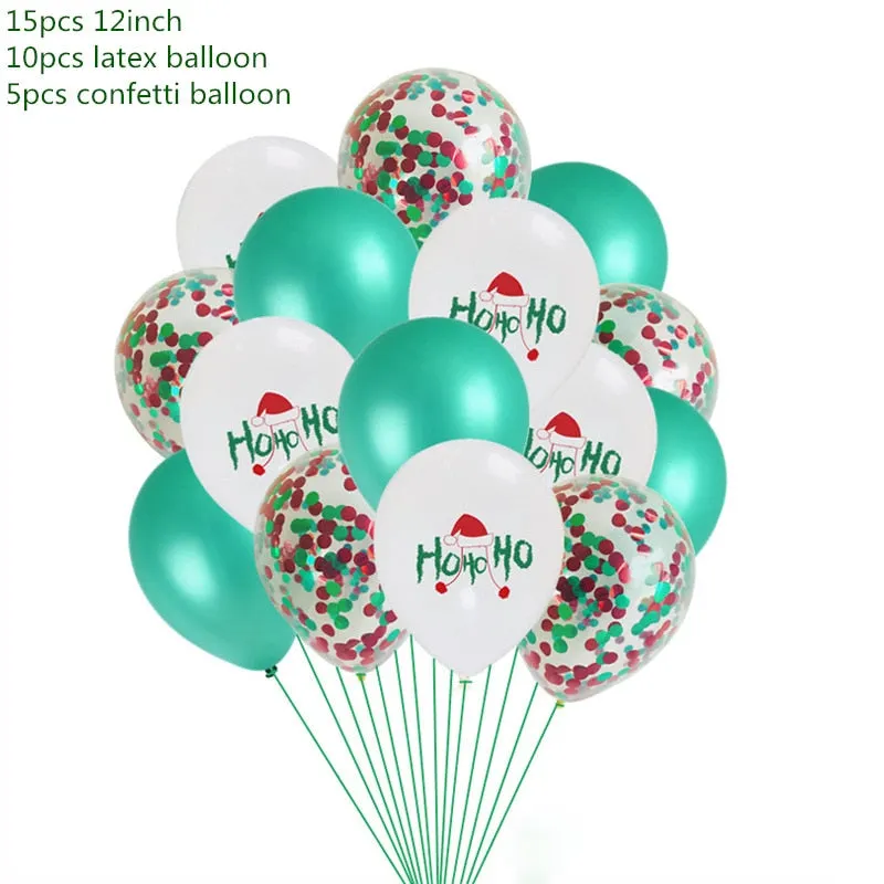 Christmas Decorations for Home Merry Christmas Balloons Banner Photo Booth Props 2022 Happy New Year Decorations Navidad 2020