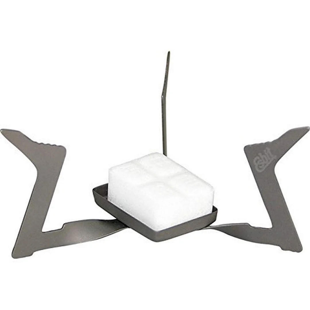 Titanium Stove for Use with Solid Fuel Tablets