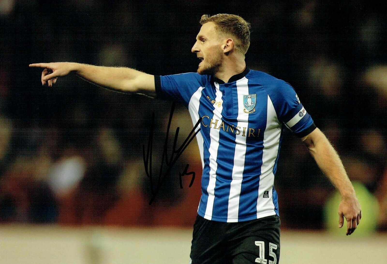 Tom LEES Sheffield Wednesday SWFC SIGNED 12x8 Photo Poster painting 1 AFTAL COA OWLS