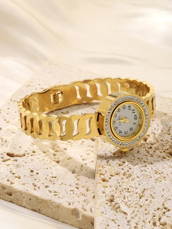 Elegant Solid Color Quartz Women’s Watches