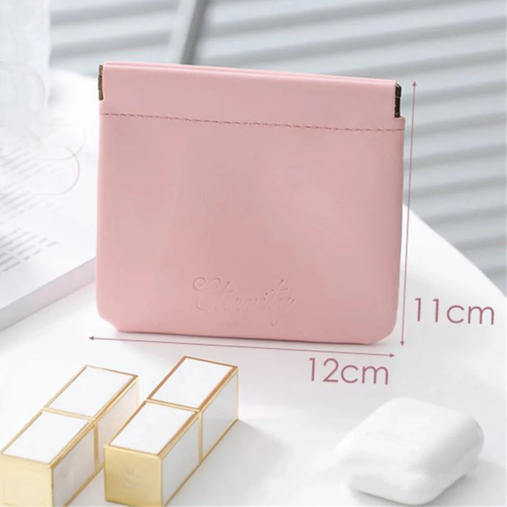 Pouchic - Personalized Snap Closure Leather Organizer Pouch