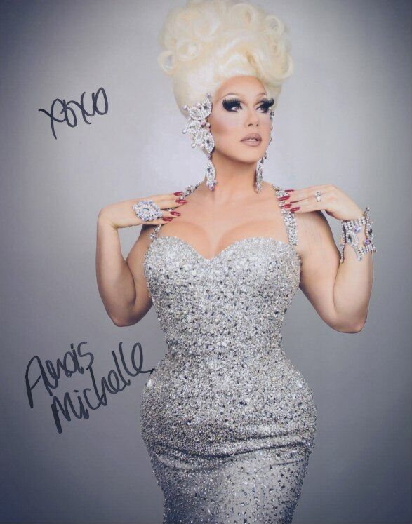 Alexis Michelle (RuPaul's Drag Race) signed 8x10 Photo Poster painting In-person