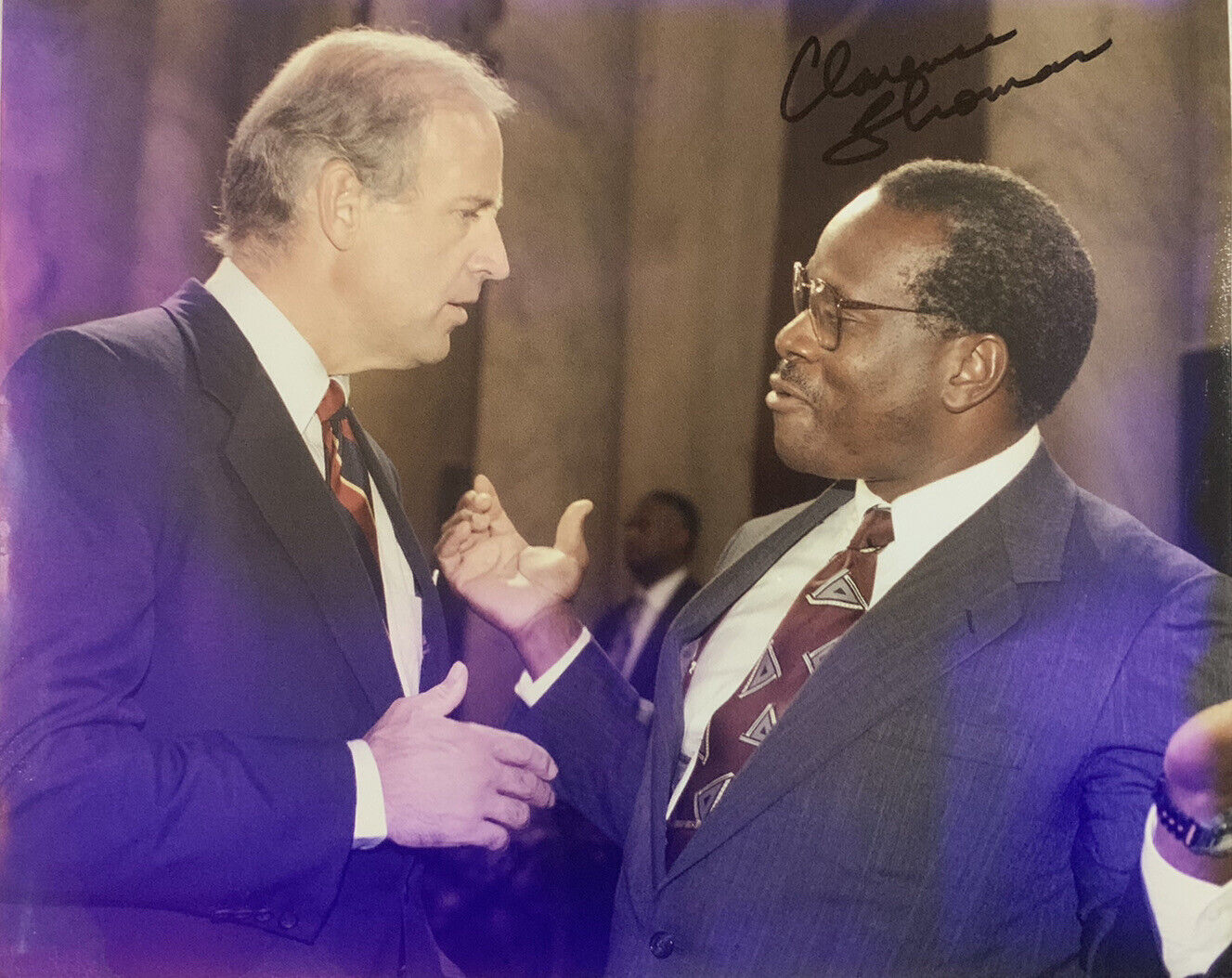 CLARENCE THOMAS SIGNED 8x1O Photo Poster painting SUPREME COURT JUSTICE AUTOGRAPH JOE BIDEN