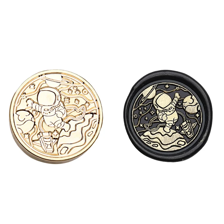 Diy Fire Lacquer Round Sealing Wax Stamp Head gbfke