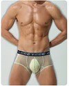 Men's Ice Silk Ultra-thin Breathable Transparent Sexy Low-Rise Boxer Briefs