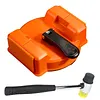 Flooring Installation Tool Double-Sided Striking Laminate Flooring Repair Kit with Enhanced Suction Cup and Hammer for Vinyl Plank Hardwood Floors