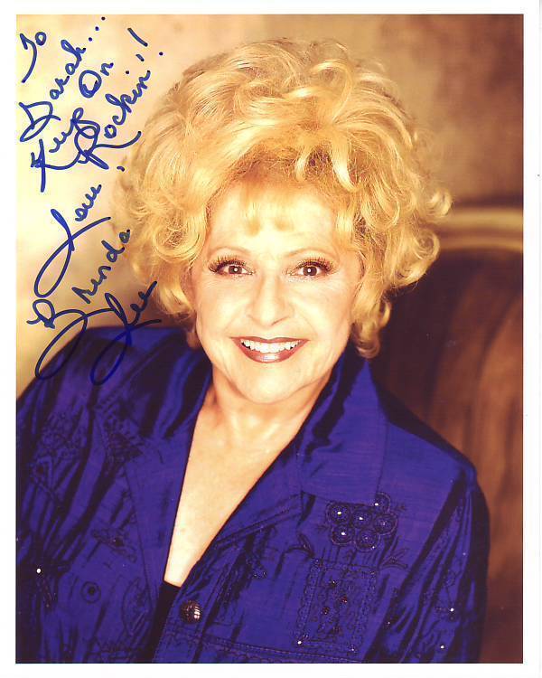 BRENDA LEE Autographed Signed Photo Poster paintinggraph - To Sarah