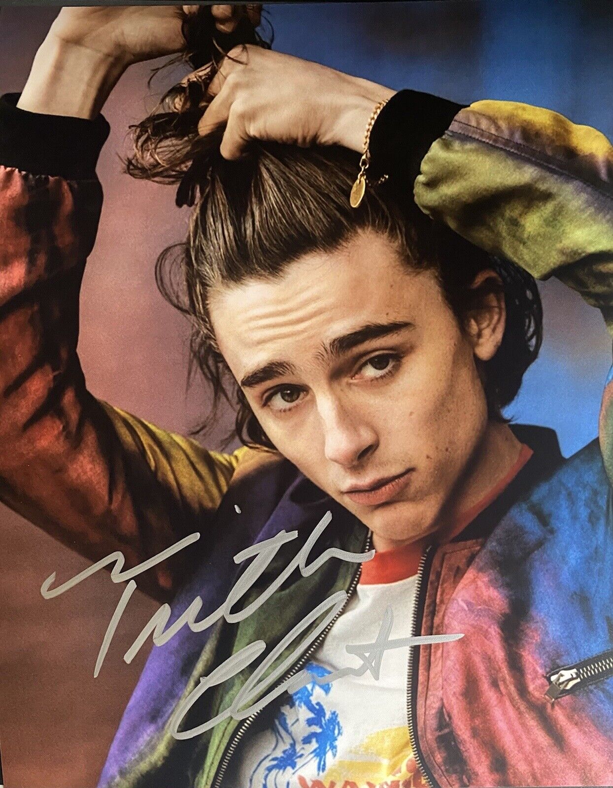 Timothée Chalamet signed Autographed 8x10 Photo Poster painting Sexy