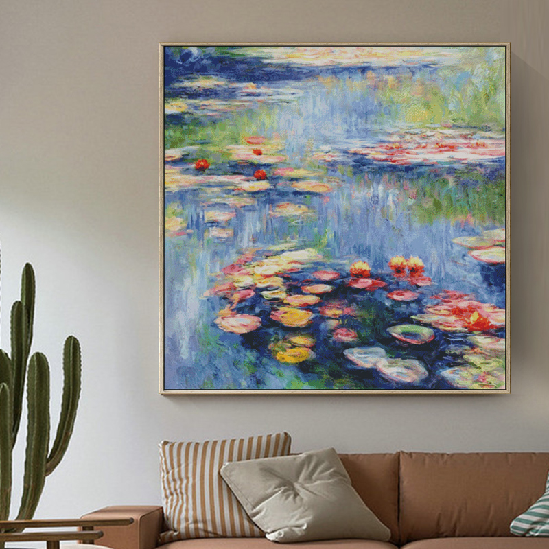 [JJ215-Monet, Water Lily 3] Painting Fairy Cross Stitch