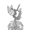 [US Local Warehouse] Dancing Fairy Dandelion Metal Stake Decoration for Indoor Outdoor Garde (Elf)