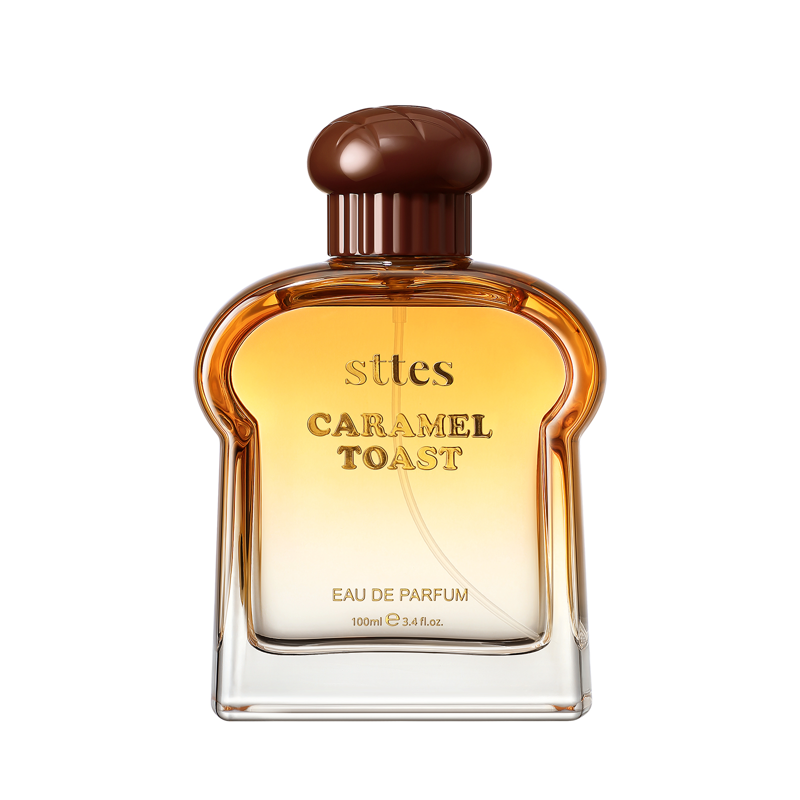 Sttes Caramel Toast Eau de Parfum 100ml &ndash; Sweet Caramel, Toasted Vanilla & Coffee Gourmand Perfume for Women, Long Lasting Warm Bakery Scent